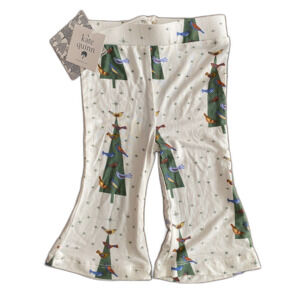 NWT Kate Quinn Vintage Tree Bird Flare Pants Girls' 3-6 Months